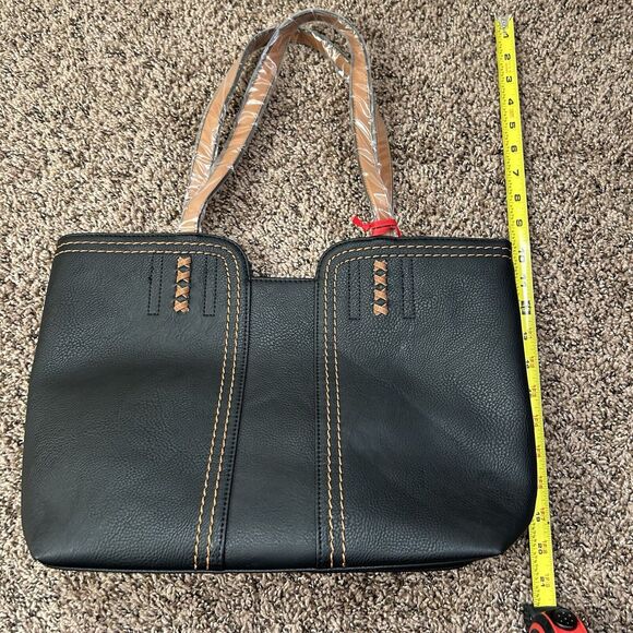 Montana West Black and Brown Shoulder Bag - Picture 2 of 14